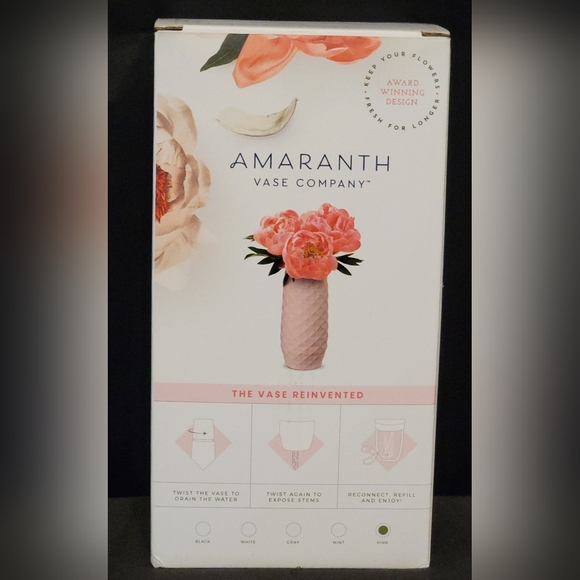 Amaranth-The Smart Vase For Floral Arrangements Water Draining & Stem Access - Picture 1 of 5
